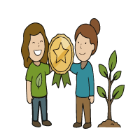 Clientes contentos