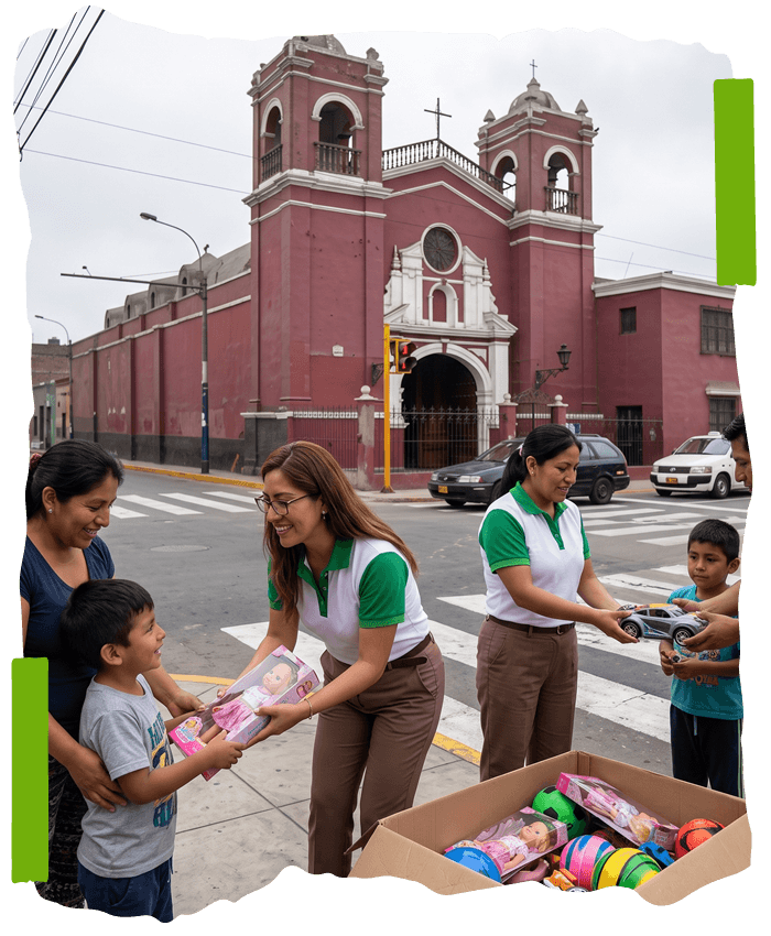 Beneficiados del programa de reciclaje