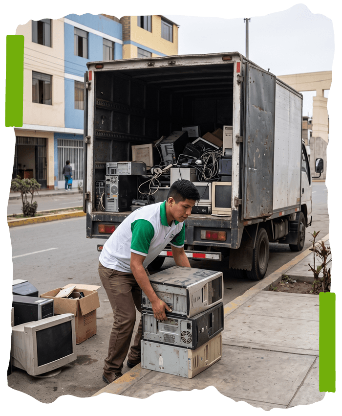 Recojo de reciclaje a domicilio