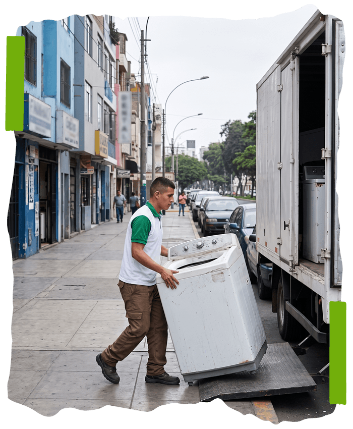 Recojo de reciclaje a domicilio