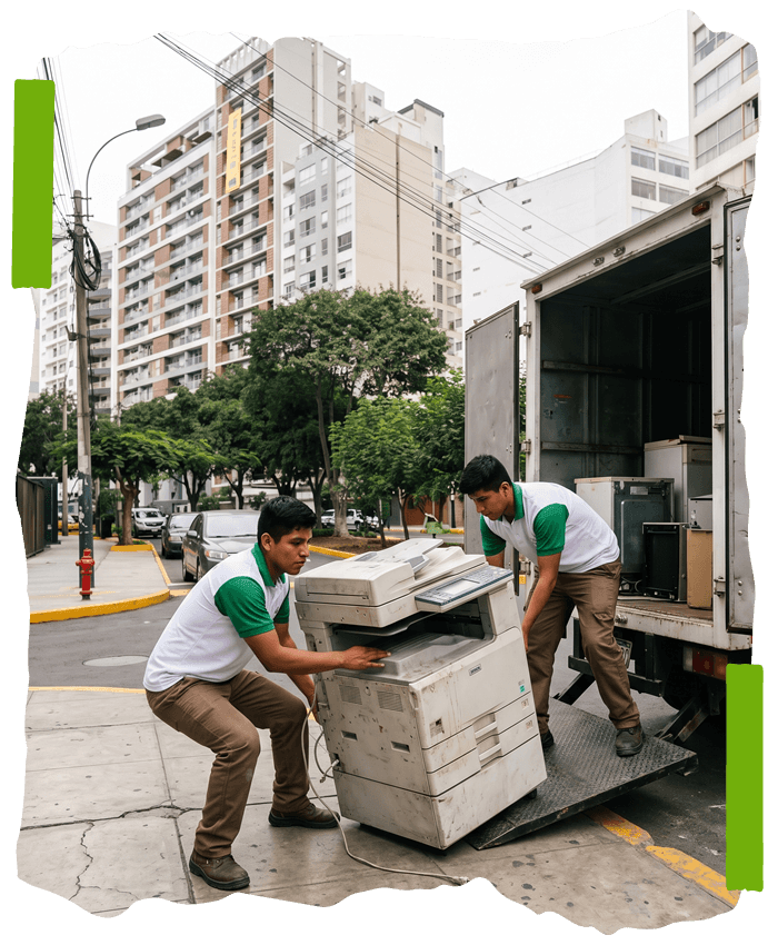 Recojo de reciclaje a domicilio